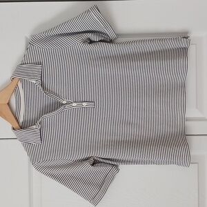 Lands' End Pima Cotton Short Sleeve Collar T-Shirt Size MP